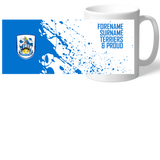 Personalised Huddersfield Town Proud Mug