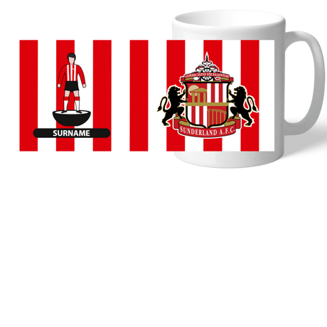 Personalised Sunderland AFC Player Figure Mug