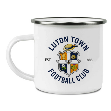 Personalised Luton Town FC Enamel Mug