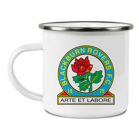Personalised Blackburn Rovers FC Enamel Mug