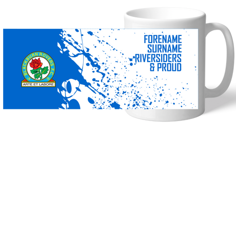 Personalised Blackburn Rovers FC Proud Mug