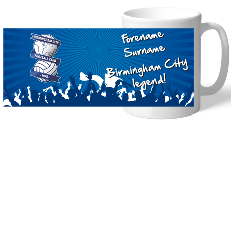 Personalised Birmingham City FC Legend Mug