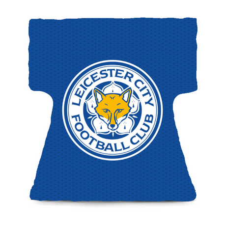 Personalised Leicester City FC Shirt-Shaped Cushion