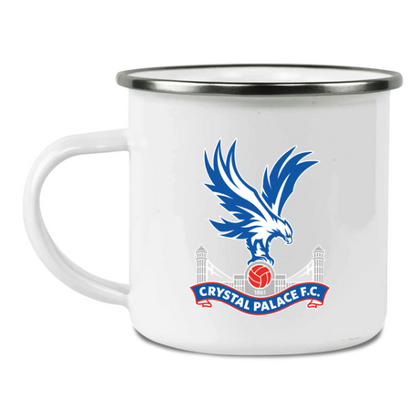 Personalised Crystal Palace FC Enamel Mug