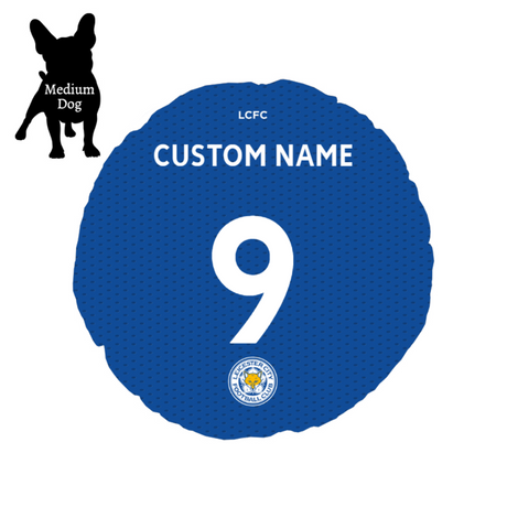 Personalised Leicester City FC 35" Dog Bed
