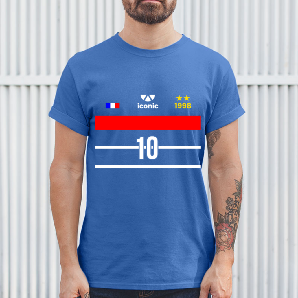 Personalised France Zidane Legends Men's T-Shirt