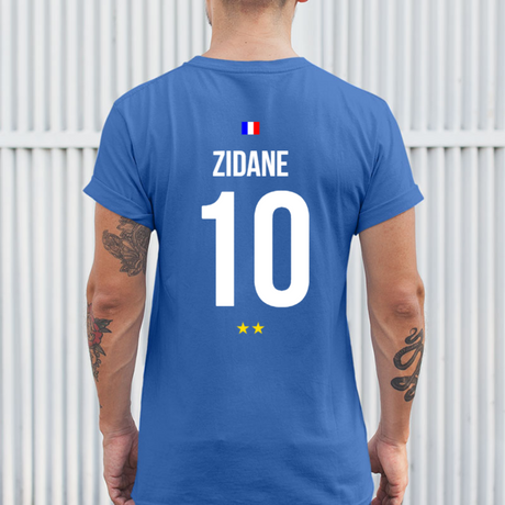Personalised France Zidane Legends Men's T-Shirt