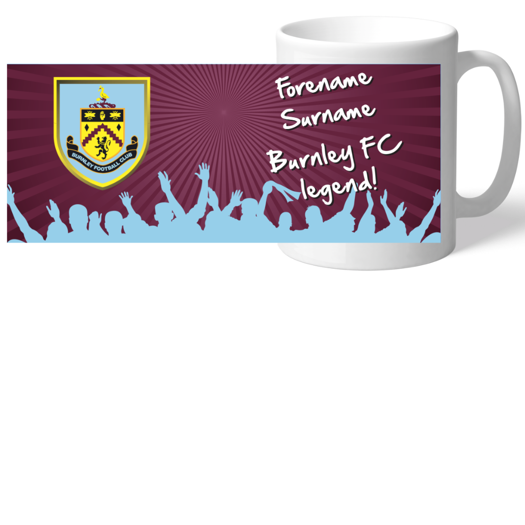 Personalised Burnley FC Legend Mug
