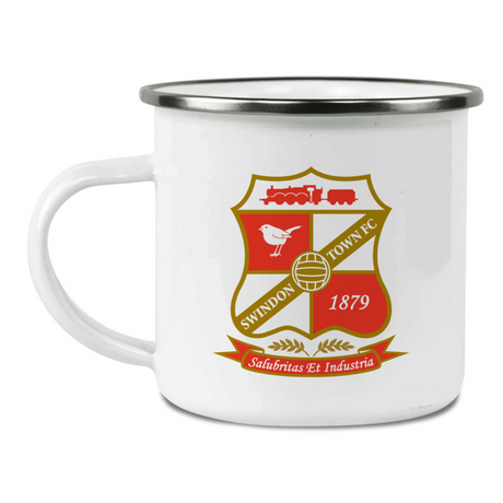 Personalised Swindon Town FC Enamel Mug