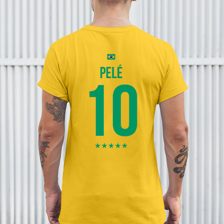 Personalised Brazil Pele Legends Men's T-Shirt