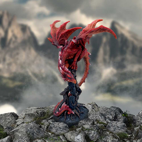 Draconic Roots Red Dragon Figurine 28.5cm: 1 - Figures & Collectables By Gift Moments