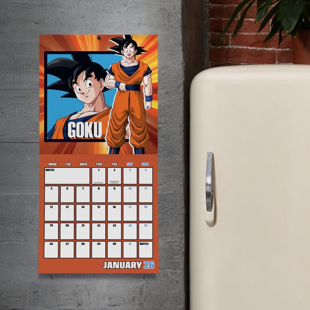 Dragon Ball Z Square Calendar 2026: 3 - Calendars By Dragon Ball