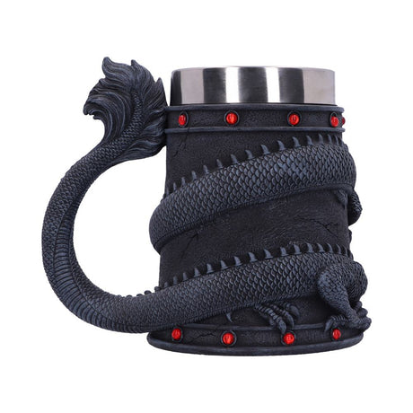 Dragon Coil Tankard 16cm: 4 Tankards By NN Designs