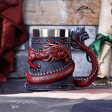 Dragon Coil Tankard Red 16cm: 1 - Tankards By NN Designs