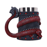 Dragon Coil Tankard Red 16cm: 4 - Tankards By NN Designs