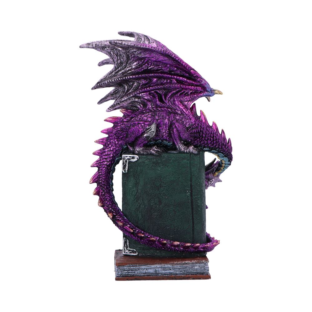Dragon Fable Purple Dragon on Book Figurine 24cm: 4 - Figures & Collectables By Gift Moments