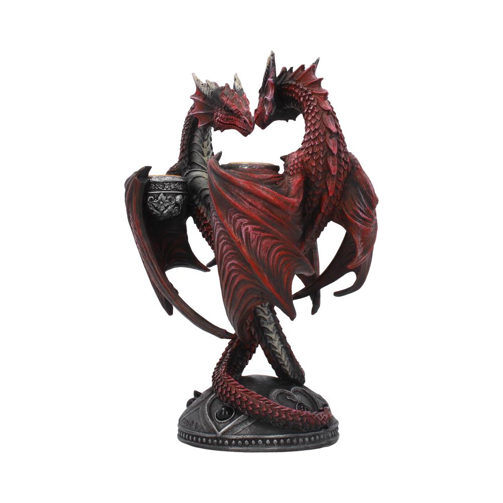Dragon Heart Anne Stokes Valentines Edition romantic gothic candle holder: 3 - Candles & Holders By Anne Stokes