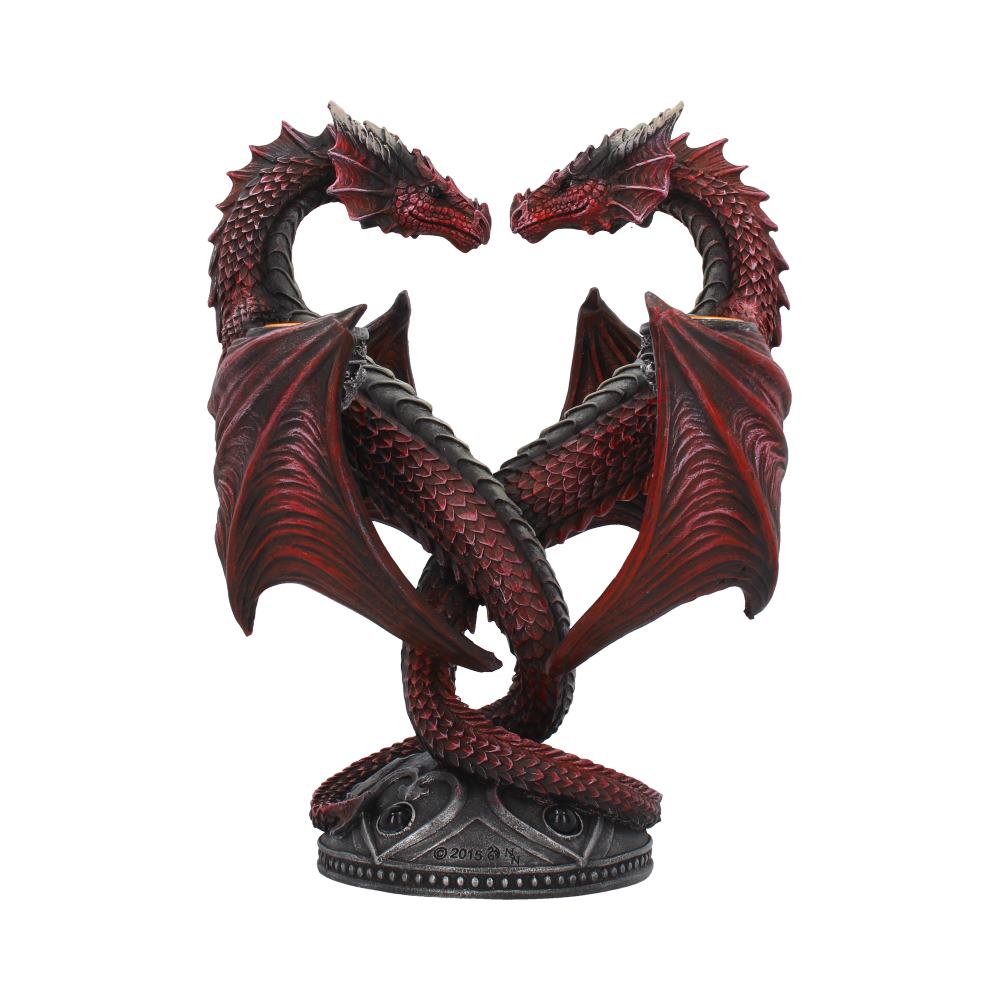 Dragon Heart Anne Stokes Valentines Edition romantic gothic candle holder: 2 - Candles & Holders By Anne Stokes
