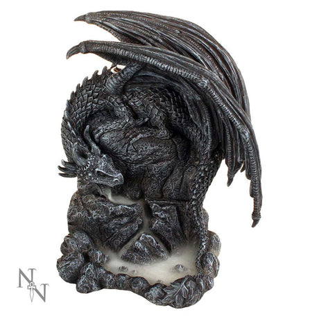 Dragon Pool Backflow Incense Burner 19cm: 2 Incense Holders By NN Designs