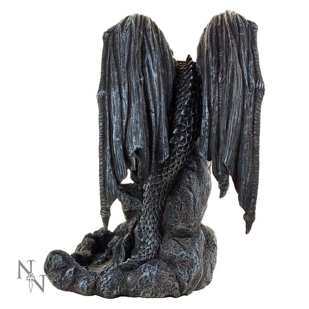 Dragon Pool Backflow Incense Burner 19cm: 4 Incense Holders By NN Designs