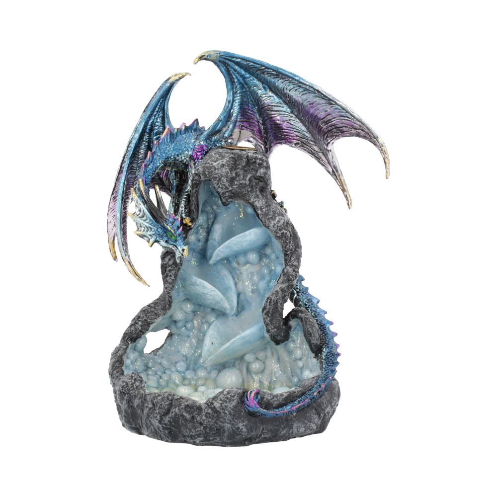 Dragons Intrigue Metallic Dragon Backflow Incense Burner: 2 - Incense Holders By Gift Moments