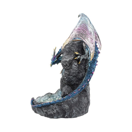 Dragons Intrigue Metallic Dragon Backflow Incense Burner: 3 - Incense Holders By Gift Moments