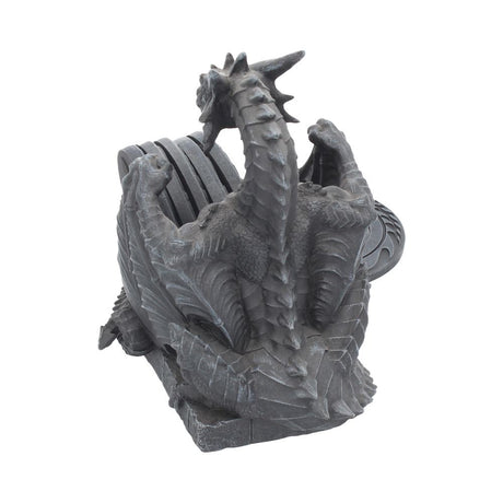 Dragons Lair Black Dragon Coaster Set: 4 - Coasters By Gift Moments