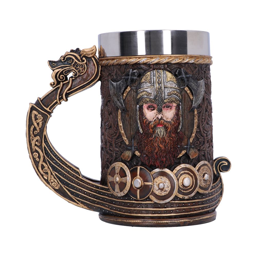 Drakkar Viking Dragon Boat Tankard: 4 - Tankards By NN Designs