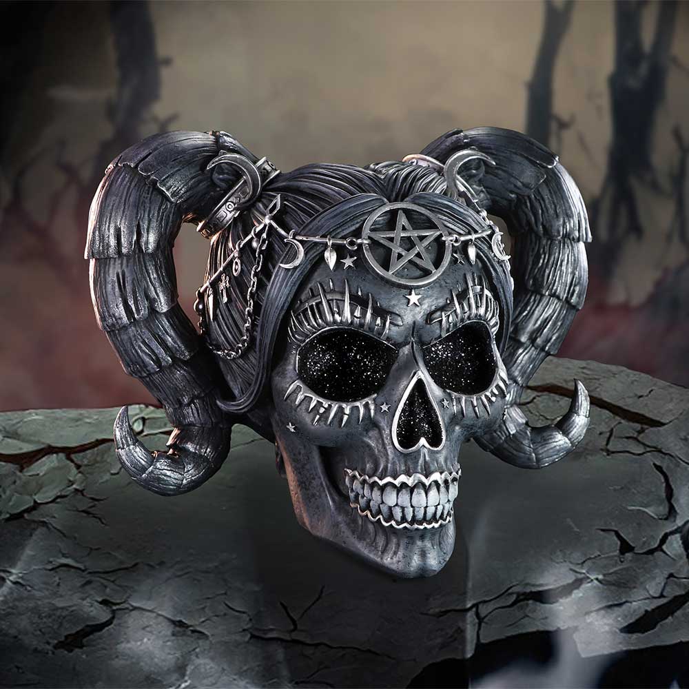 Drop Dead Gorgeous - Solve and Coagula Baphomet Doll Skull - Shop Figures & Collectables At Gift Moments - 1
