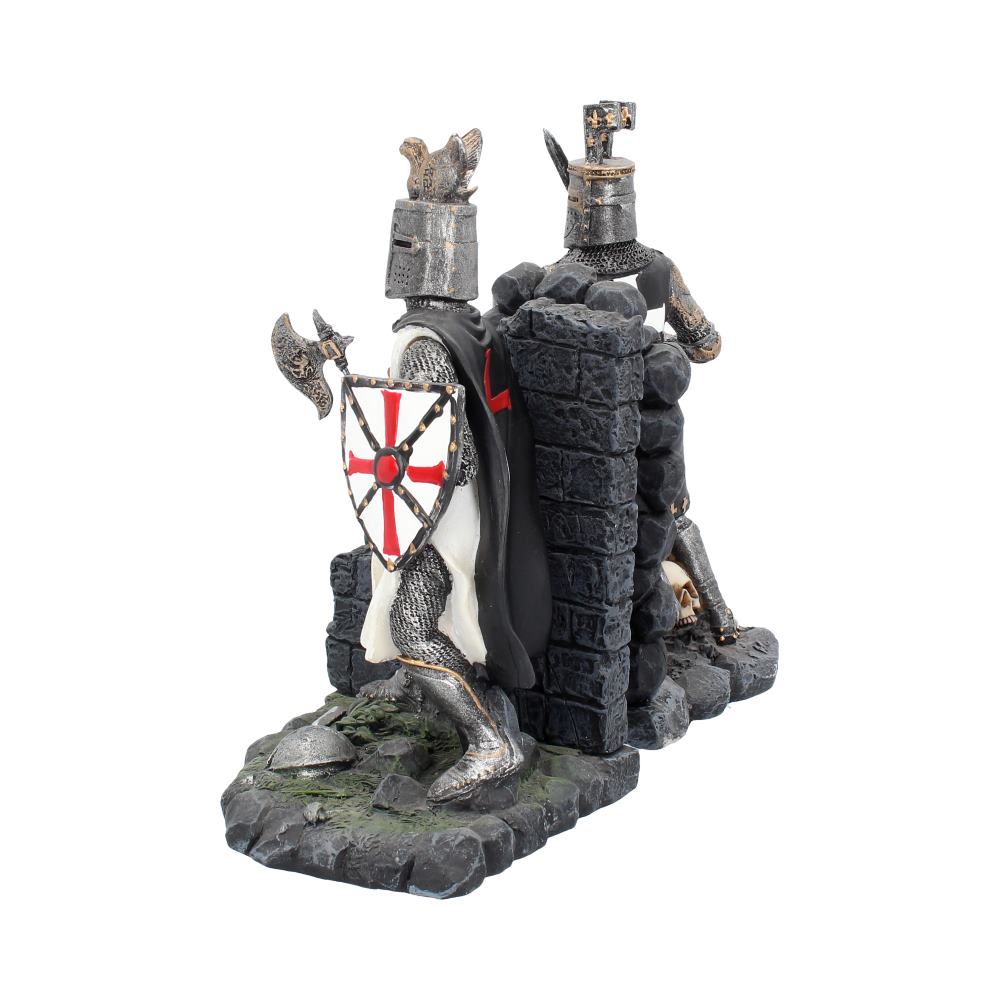 The Duel Bookends Historical Crusader Ornament Figurines: 4 Bookends By Gift Moments