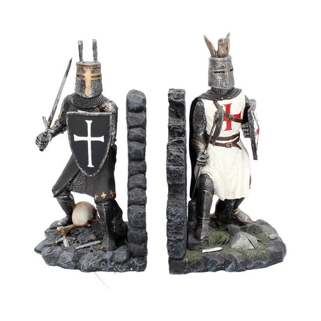 The Duel Bookends Historical Crusader Ornament Figurines: 2 Bookends By Gift Moments