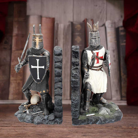 The Duel Bookends Historical Crusader Ornament Figurines: 1 Bookends By Gift Moments