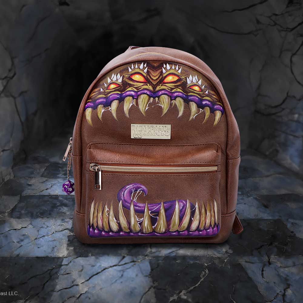 Dungeons & Dragons Mimic Brown Backpack - Shop Bags At Gift Moments - 1