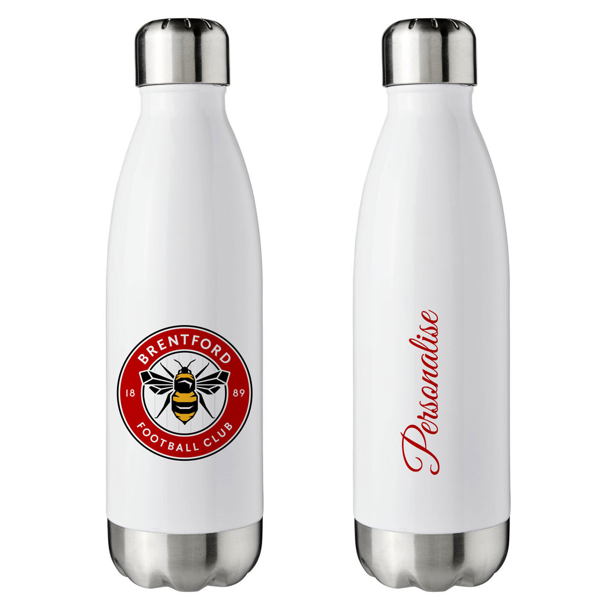 Personalised Brentford FC Crest Insulated Water Bottle