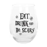 Eat Drink & Be Scary Stemless Glass: 2 - Glassware By Gift Moments