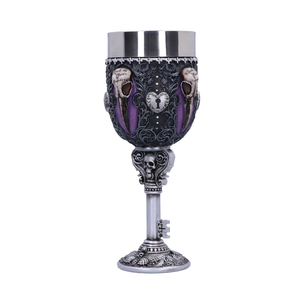 Edgar Allen Poe Nevermore Raven Goblet - Shop Goblets & Chalices At Gift Moments - 3