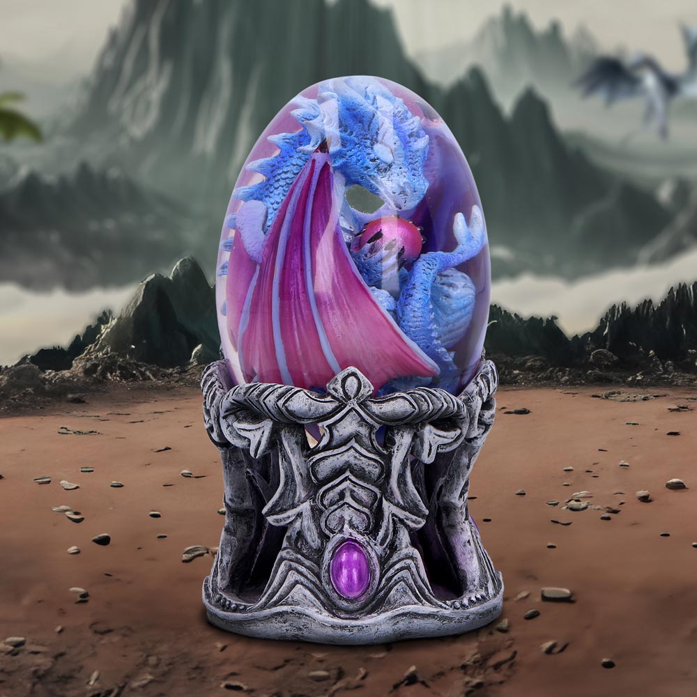 Elemental Dragonlings - Water Dragon in Clear Egg: 1 - Figures & Collectables By NN Designs