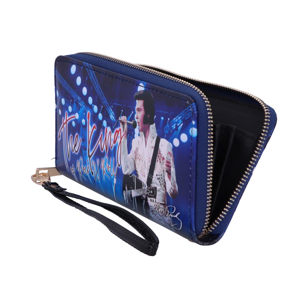 Elvis The King of Rock and Roll Blue Womens Purse: 3 - Purses By Elvis Presley
