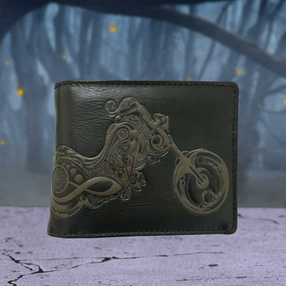 Embossed Motorcycle Bike Wallet: 1 - Wallets By Gift Moments