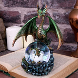 Emerald Oracle Green Dragon Fortune Seer Figurine 19cm: 1 - Snow Globes By Gift Moments