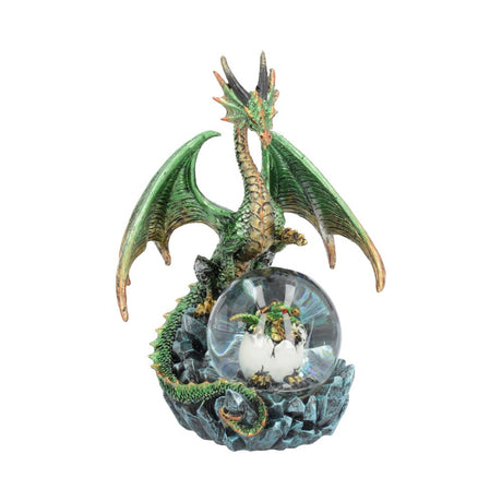 Emerald Oracle Green Dragon Fortune Seer Figurine 19cm: 2 - Snow Globes By Gift Moments