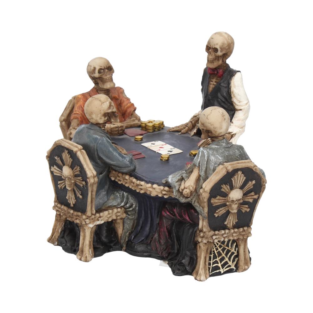 End Game Skeleton Poker Game 16cm: 2 - Figurines Medium (15-29cm) By Gift Moments