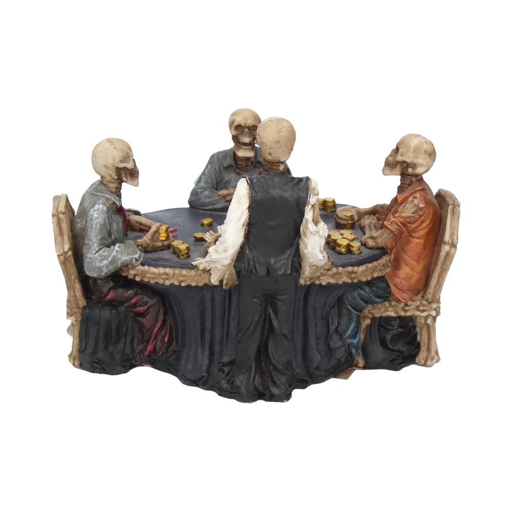 End Game Skeleton Poker Game 16cm: 4 - Figurines Medium (15-29cm) By Gift Moments