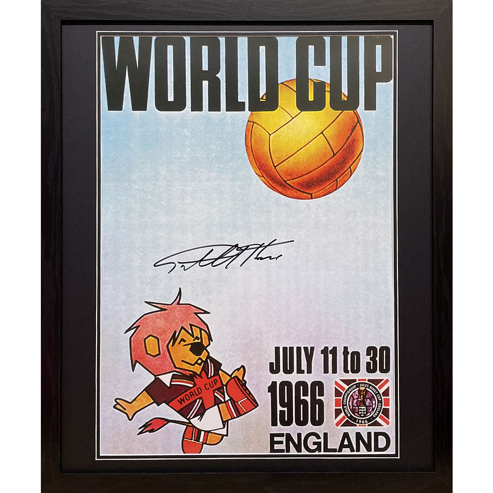 England FA 1966 Sir Geoff Hurst Signed Framed Print: 1 - Signed Memorabilia By England