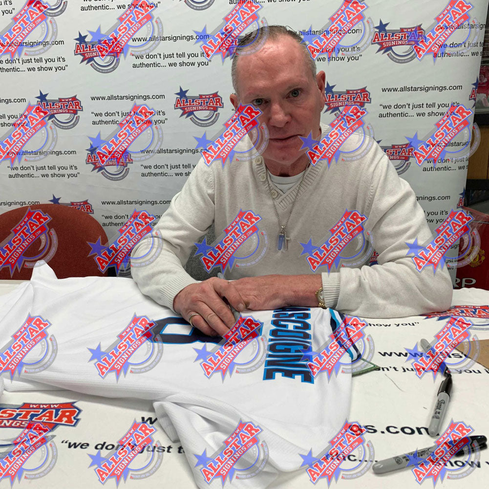 England FA 1996 Shearer & Gascoigne Signed Shirts (Dual Framed): 3 - Signed Memorabilia By England