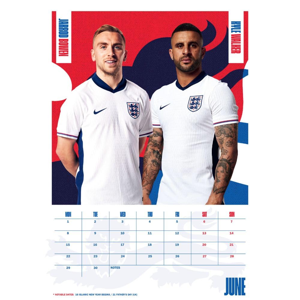 England FA A3 Calendar 2026: 3 - Calendars By England
