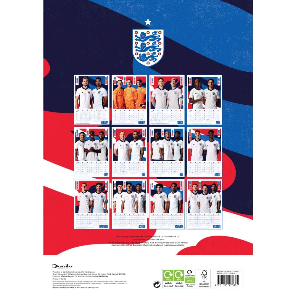 England FA A3 Calendar 2026: 4 - Calendars By England