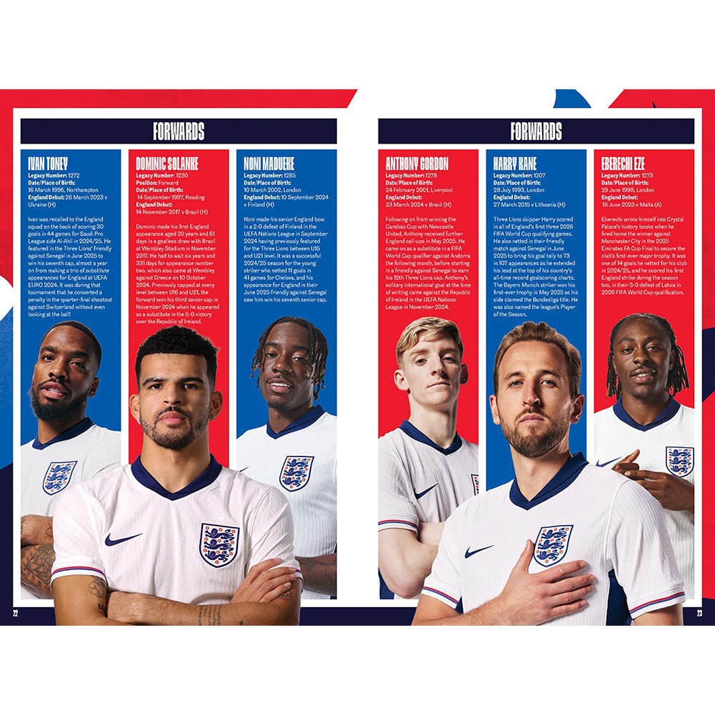 England FA Annual 2026: 3 - Books By England