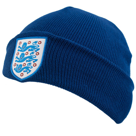England FA Blue Cuff Beanie: 1 - Caps & Hats By England