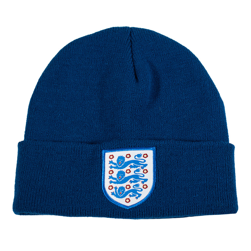 England FA Blue Cuff Beanie: 2 - Caps & Hats By England